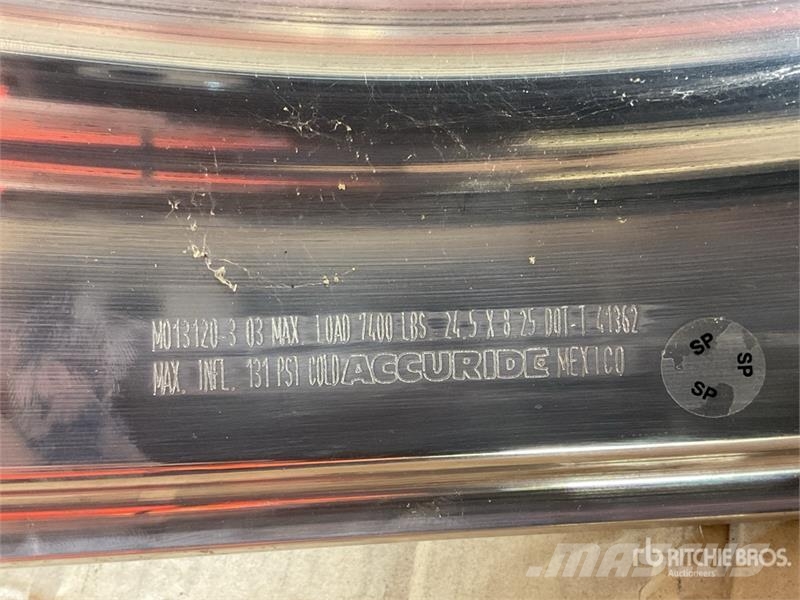 Quantity of (5) Accuride 24.5 Wheels Ruedas