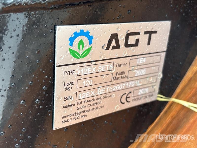 Quantity of (5) AGT 12EX-SET5 Mini Excavator Atta Other components