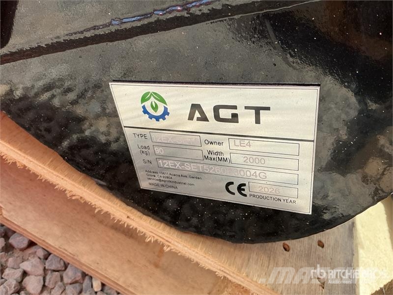 Quantity of (5) AGT 12EX-SET5 Mini Excavator Atta Outros componentes