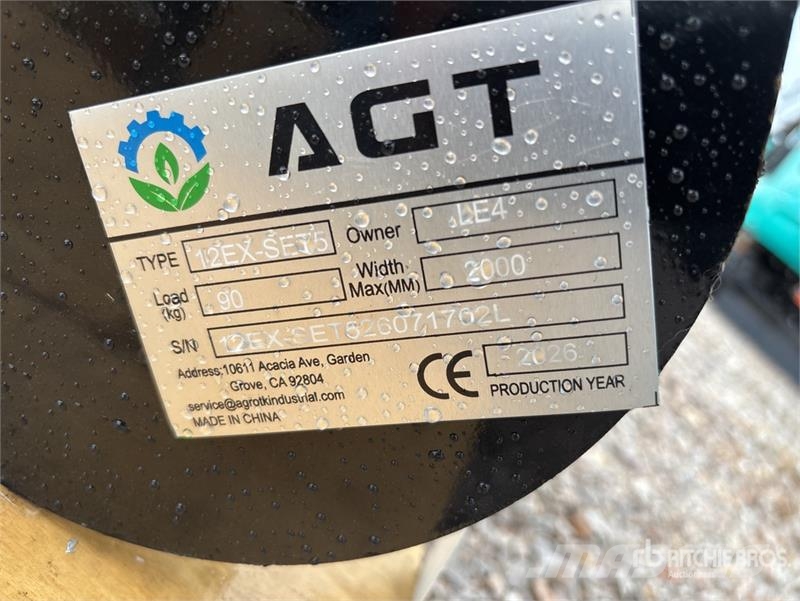 Quantity of (5) AGT 12EX-SET5 Mini Excavator Atta Other components