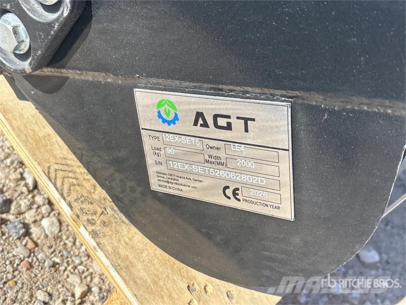 Quantity of (5) AGT 12EX-SET5 Mini Excavator Atta Other components