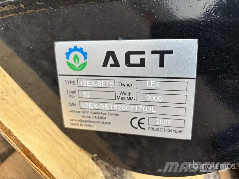 Quantity of (5) AGT 12EX-SET5 Mini Excavator Atta Other components