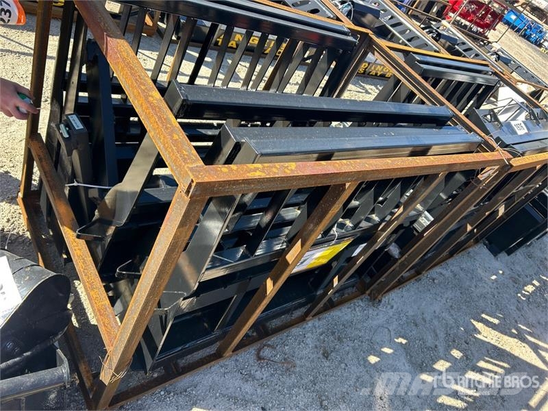 Quantity of (5) Mower King SA-100 48 in Skid Stee Fourche