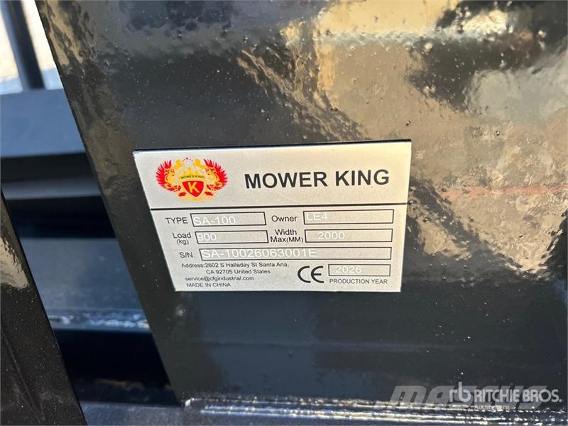 Quantity of (5) Mower King SA-100 48 in Skid Stee Вили
