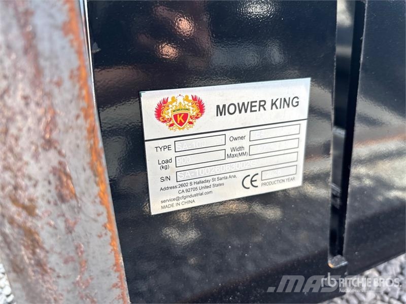Quantity of (5) Mower King SA-100 48 in Skid Stee Vilice