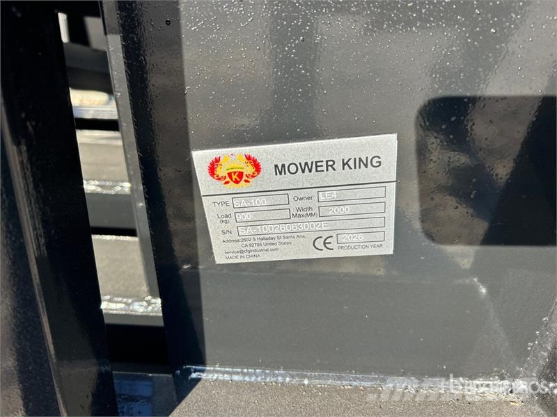 Quantity of (5) Mower King SA-100 48 in Skid Stee Вили