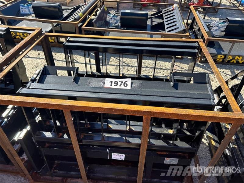 Quantity of (5) Mower King SA-100 48 in Skid Stee Fourche