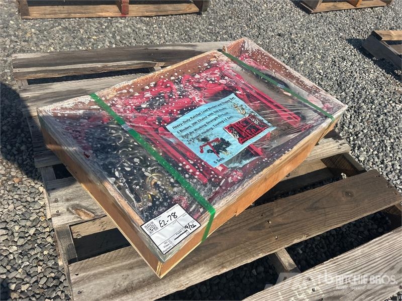 Quantity of (5) Sets of 20 ft Heavy Duty Chain Set Other components