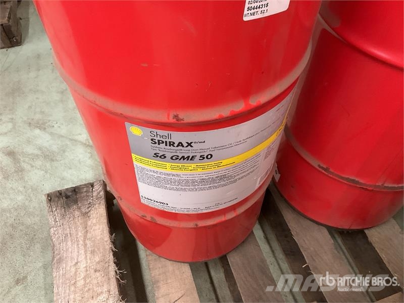  Quantity of (5) Shell S6 Synthetic Oil Barrels مكونات أخرى