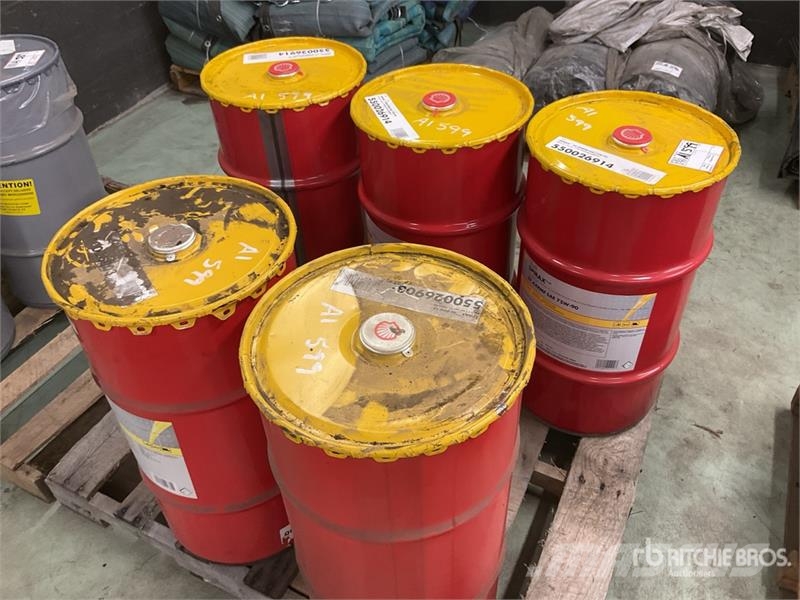  Quantity of (5) Shell S6 Synthetic Oil Barrels مكونات أخرى
