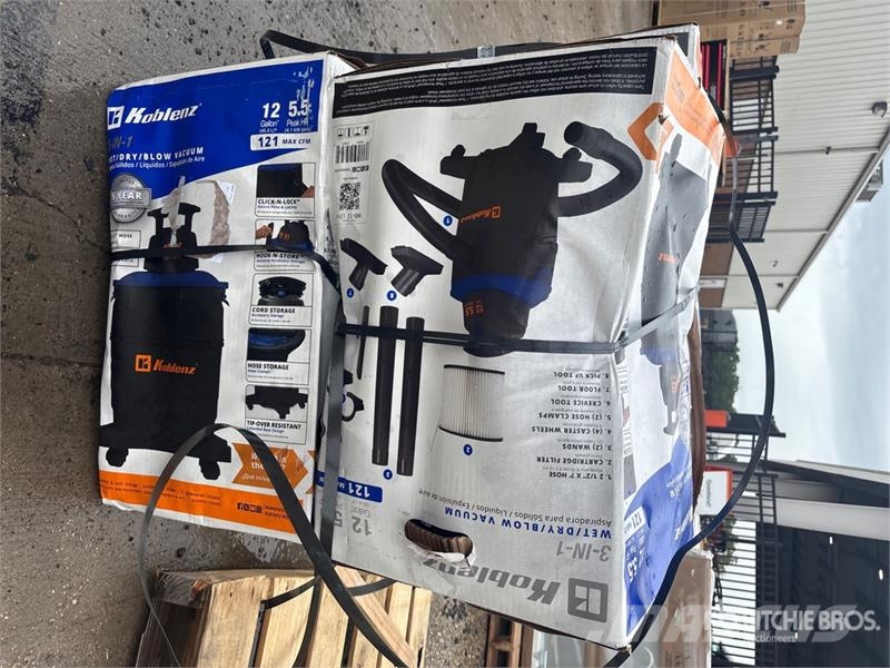  Quantity of (5) Wet/Dry Shop Vacuum Cleaner (Unuse Støvsugere