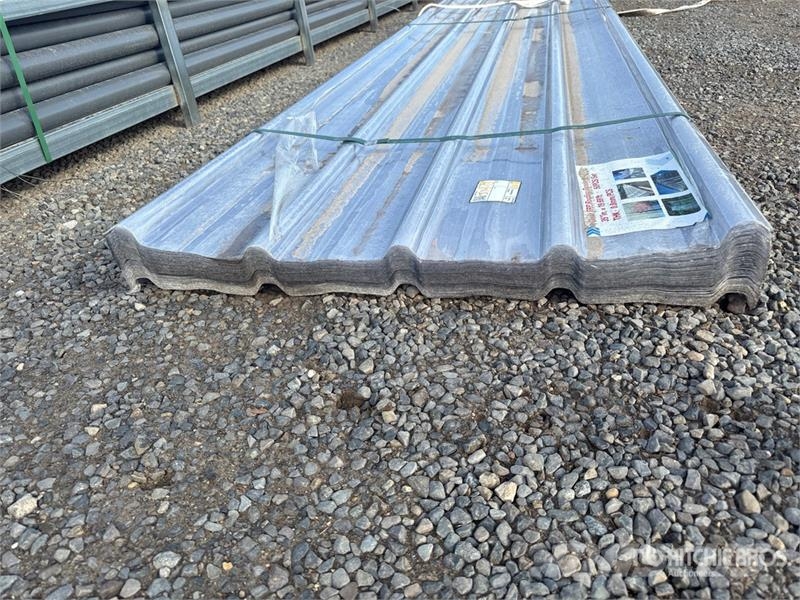 Quantity of (50) 3 ft x 20 ft Corrugated Polycarbo Csörlők, emelőberendezések és anyagmozgató liftek