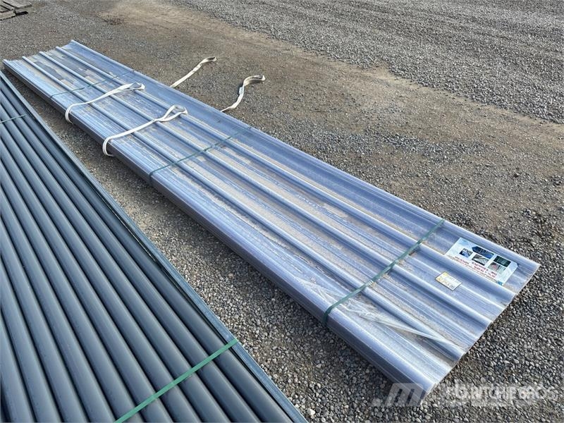 Quantity of (50) 3 ft x 20 ft Corrugated Polycarbo Csörlők, emelőberendezések és anyagmozgató liftek