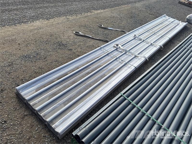 Quantity of (50) 3 ft x 20 ft Corrugated Polycarbo Csörlők, emelőberendezések és anyagmozgató liftek