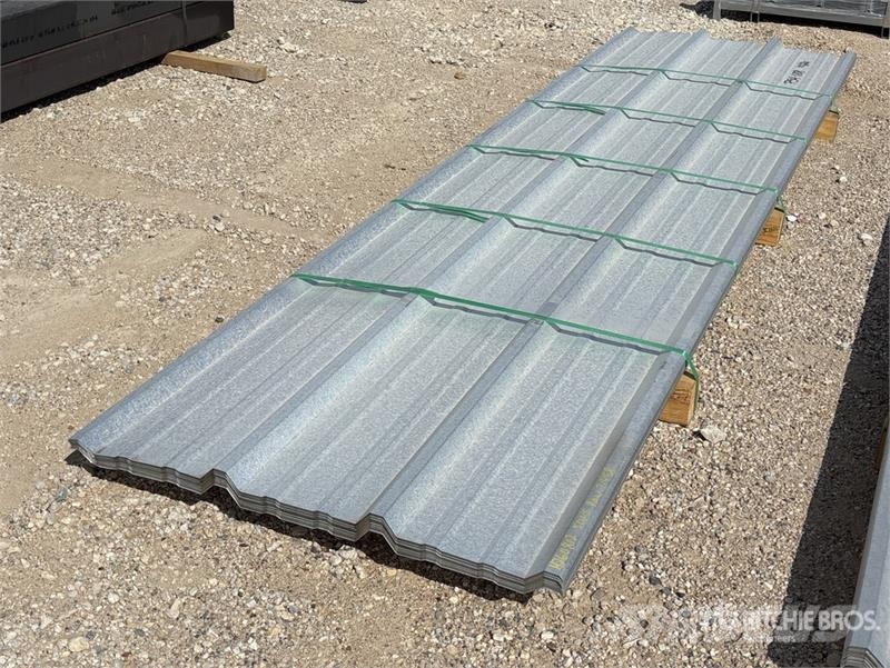 Quantity of (50) Kit Containers 12 ft Steel R Pan Pacēlāji, vinčas un materiālu lifti