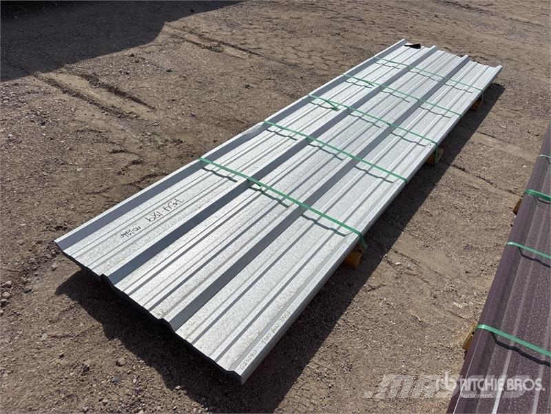 Quantity of (50) Kit Containers 12 ft Steel R Pan Pacēlāji, vinčas un materiālu lifti