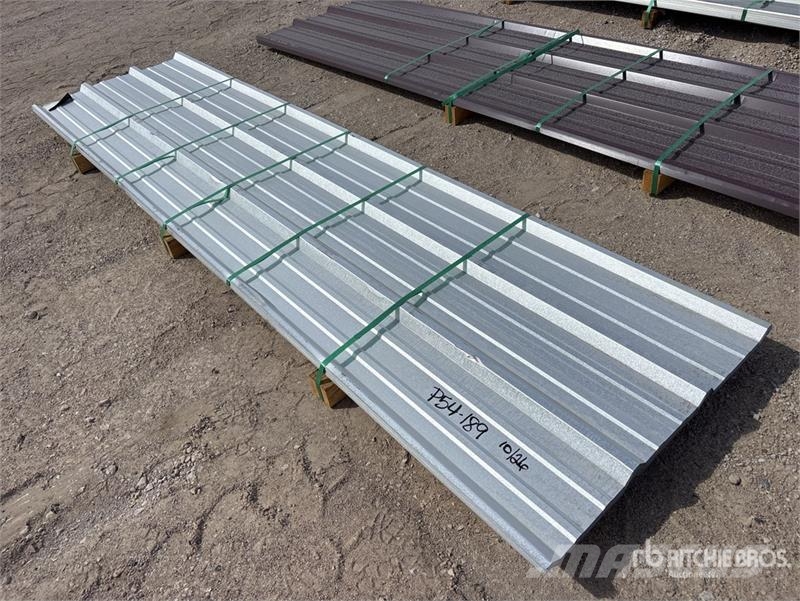 Quantity of (50) Kit Containers 12 ft Steel R Pan Pacēlāji, vinčas un materiālu lifti