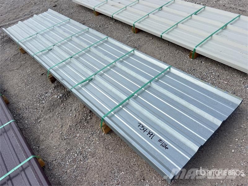  Quantity of (50)  Kit Containers 12 ft Steel R Pan Pacēlāji, vinčas un materiālu lifti