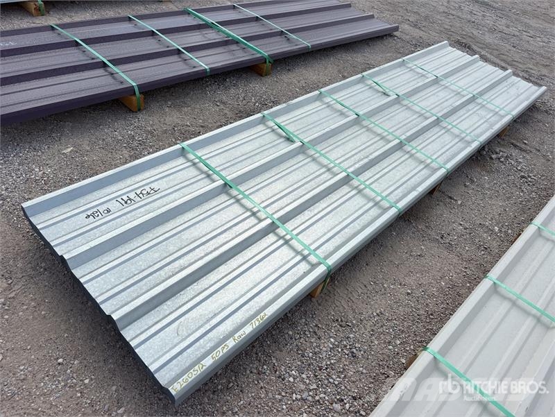  Quantity of (50)  Kit Containers 12 ft Steel R Pan Pacēlāji, vinčas un materiālu lifti