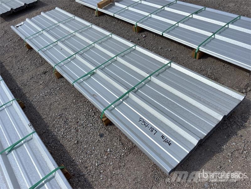 Quantity of (50) Kit Containers 12 ft Steel R Pan Pacēlāji, vinčas un materiālu lifti