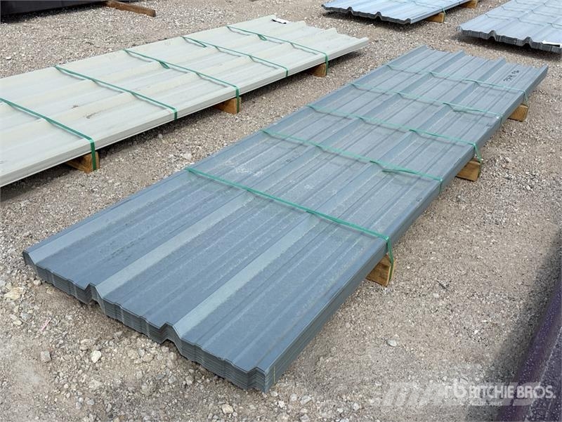  Quantity of (50)  Kit Containers 12 ft Steel R Pan Pacēlāji, vinčas un materiālu lifti