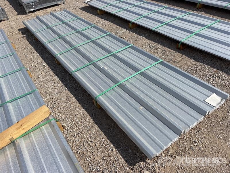 Quantity of (50) Kit Containers 12 ft Steel R Pan Pacēlāji, vinčas un materiālu lifti