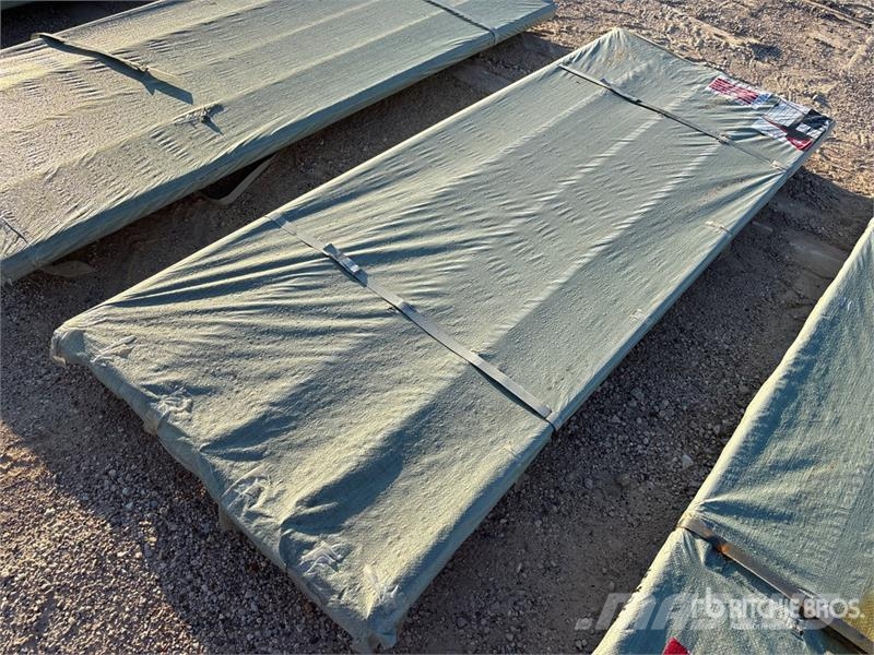 Quantity of (50) SDLGCSS 8 ft Galvanized Corrugat Takels, lieren en materiaalliften