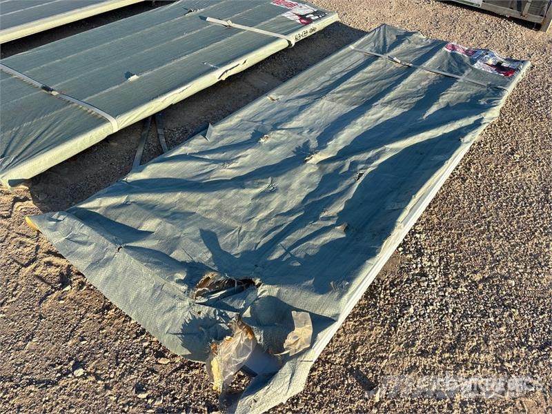 Quantity of (50) SDLGCSS 8 ft Galvanized Corrugat Takels, lieren en materiaalliften