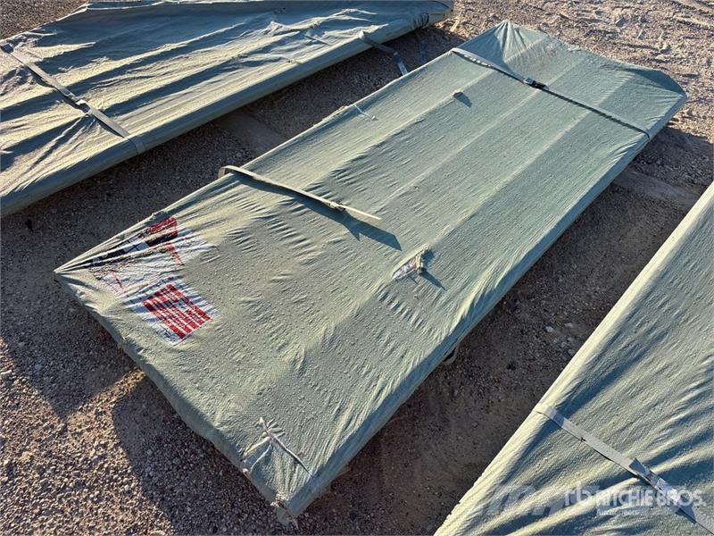 Quantity of (50) SDLGCSS 8 ft Galvanized Corrugat Takels, lieren en materiaalliften