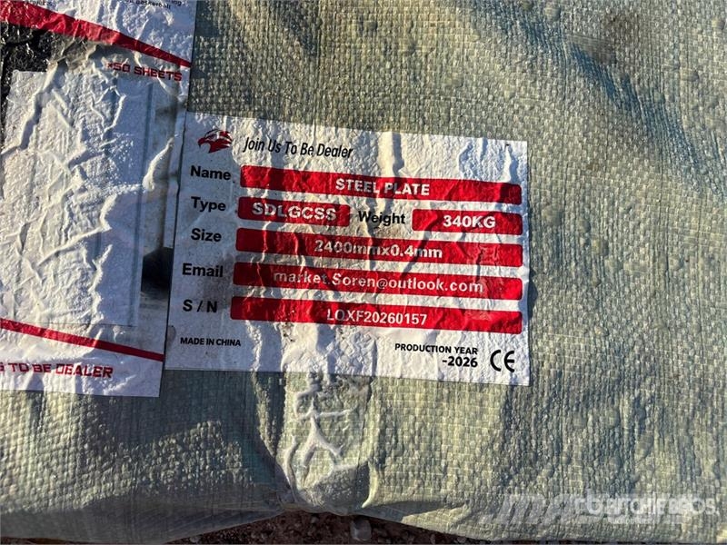 Quantity of (50) SDLGCSS 8 ft Galvanized Corrugat Takels, lieren en materiaalliften