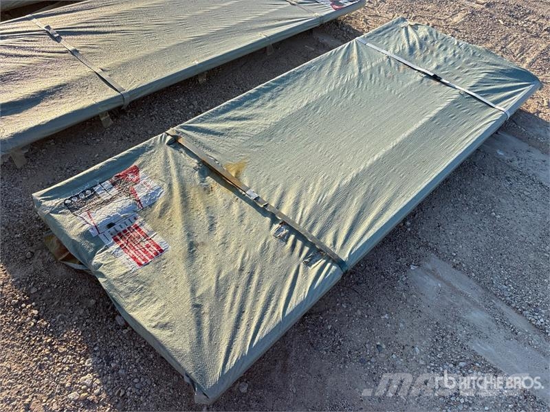Quantity of (50) SDLGCSS 8 ft Galvanized Corrugat Takels, lieren en materiaalliften