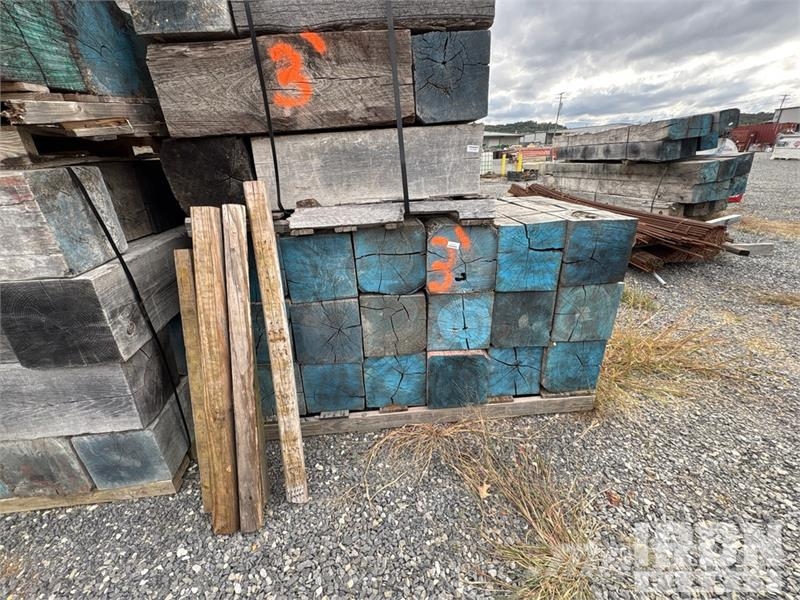  Quantity of (52) 12 In x 12 In x 3 ft Hard Wood Ti Seilwinden, Bauaufzüge und Lastenaufzüge