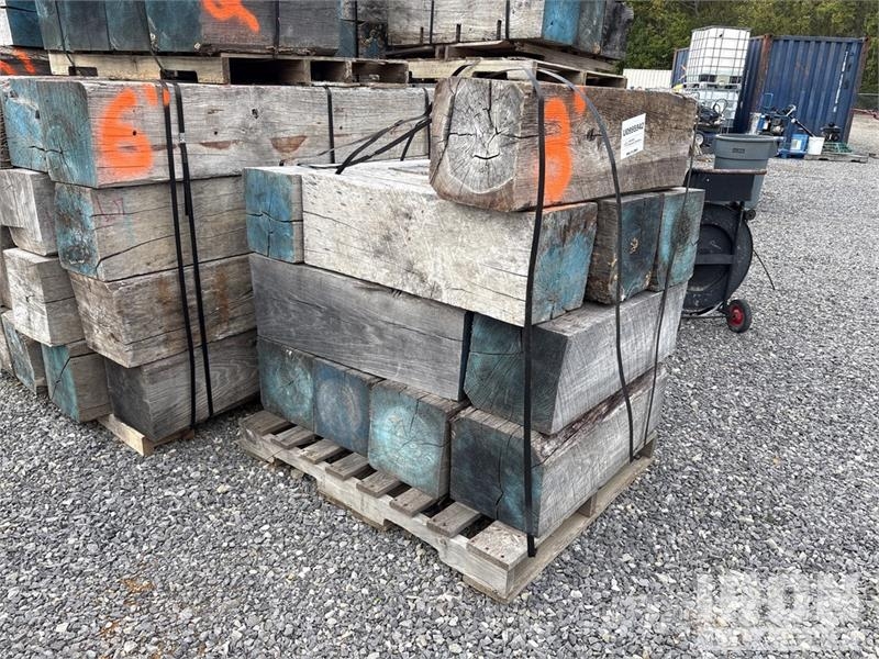  Quantity of (52) 12 In x 12 In x 3 ft Hard Wood Ti Seilwinden, Bauaufzüge und Lastenaufzüge