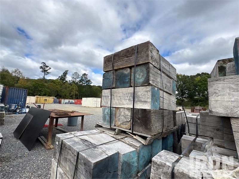  Quantity of (52) 12 In x 12 In x 3 ft Hard Wood Ti Seilwinden, Bauaufzüge und Lastenaufzüge