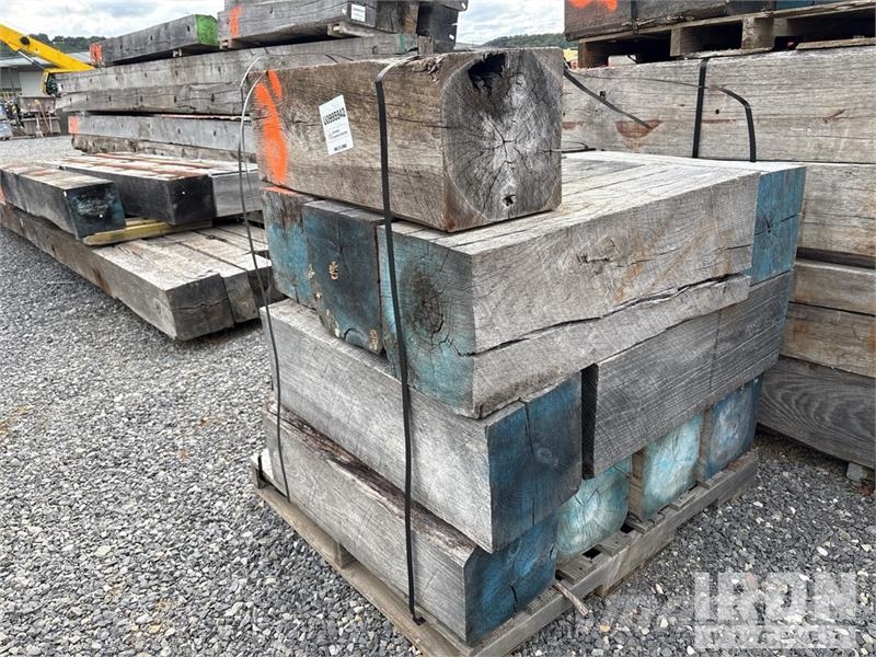  Quantity of (52) 12 In x 12 In x 3 ft Hard Wood Ti Seilwinden, Bauaufzüge und Lastenaufzüge