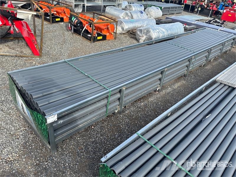 Quantity of (58) 3 in x 20 ft Grey UPVC Rigid Non- Csörlők, emelőberendezések és anyagmozgató liftek