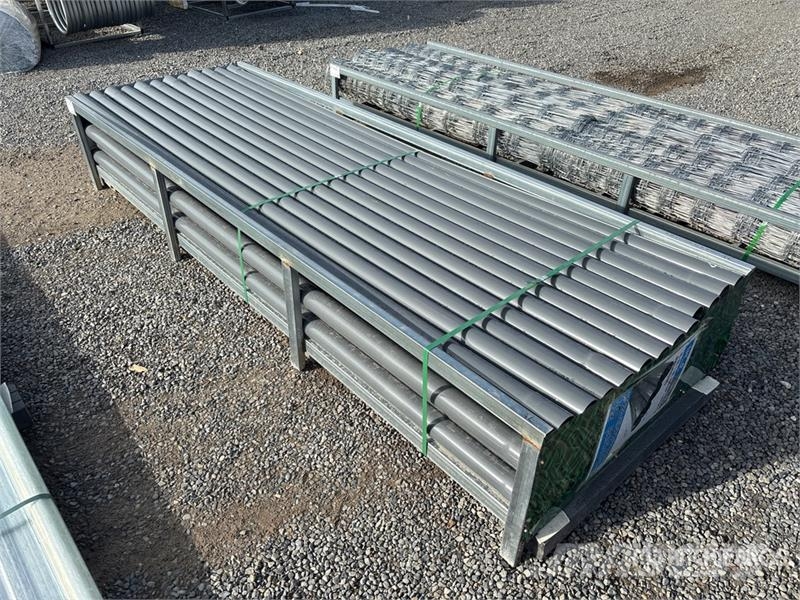 Quantity of (58) 3 in x 10 ft Grey UPVC Rigid Non- Csörlők, emelőberendezések és anyagmozgató liftek
