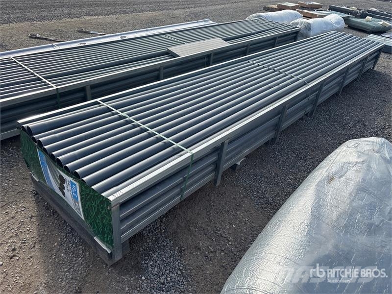 Quantity of (58) 3 in x 20 ft Grey UPVC Rigid Non- Csörlők, emelőberendezések és anyagmozgató liftek