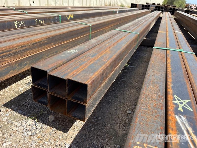 Quantity of (6) 3 in x 3 in x 23 ft Square Tubing Utovorne dizalice, vitla i liftovi za materijal