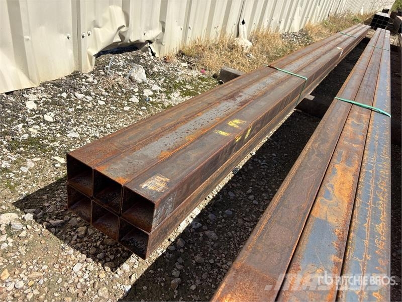 Quantity of (6) 3 in x 3 in x 22 ft Square Tubing Utovorne dizalice, vitla i liftovi za materijal