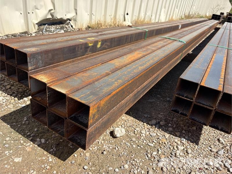Quantity of (6) 3 in x 3 in x 23 ft Square Tubing Utovorne dizalice, vitla i liftovi za materijal