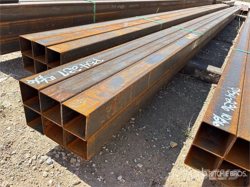 Quantity of (6) 3 in x 3 in x 23 ft Square Tubing Utovorne dizalice, vitla i liftovi za materijal