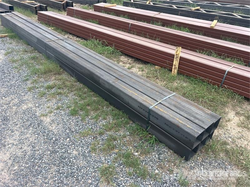 Quantity of (6) 6 in x 6 in x 20 ft Square Tubing Other components