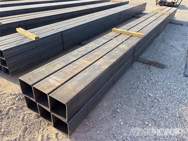 Quantity of (6) 6 in x 6 in x 3/16 in x 17 ft Squa Other components