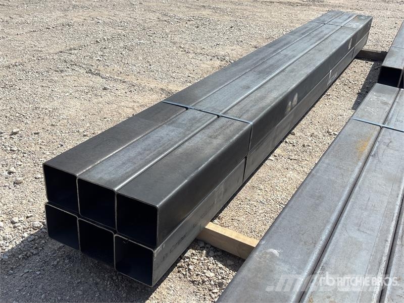 Quantity of (6) 6 in x 6 in x 3/16 in x 14 ft Squa مكونات أخرى