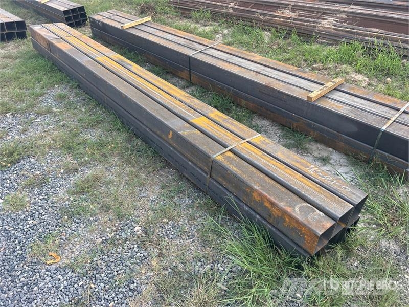 Quantity of (6) 6 in x 6 in x 15 ft Square Tubing Other components
