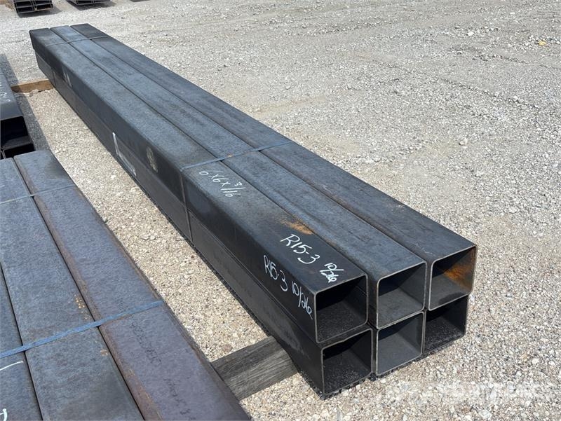 Quantity of (6) 6 in x 6 in x 3/16 in x 14 ft Squa مكونات أخرى