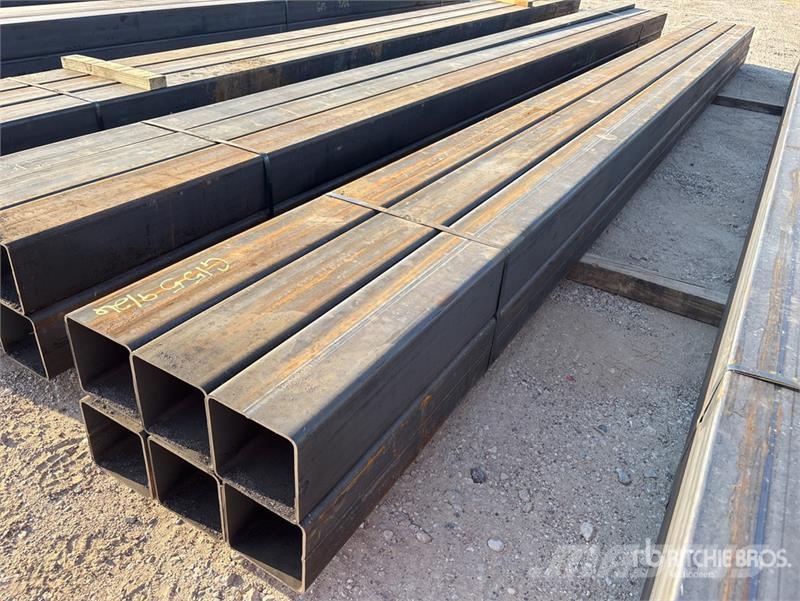 Quantity of (6) 6 in x 6 in x 3/16 in x 20 ft Squa Other components