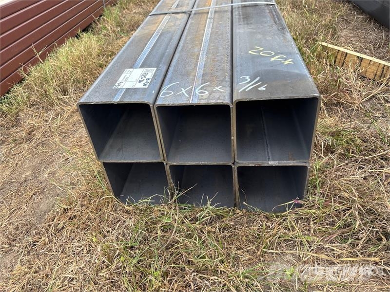 Quantity of (6) 6 in x 6 in x 20 ft Square Tubing Drugi deli