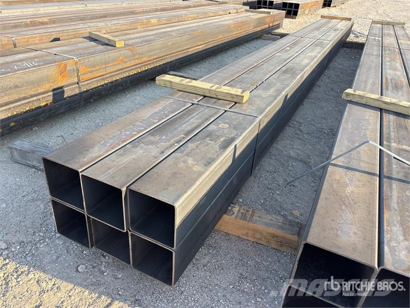  Quantity of (6) 6 in x 6 in x 3/16 in x 20 ft Squa Other components